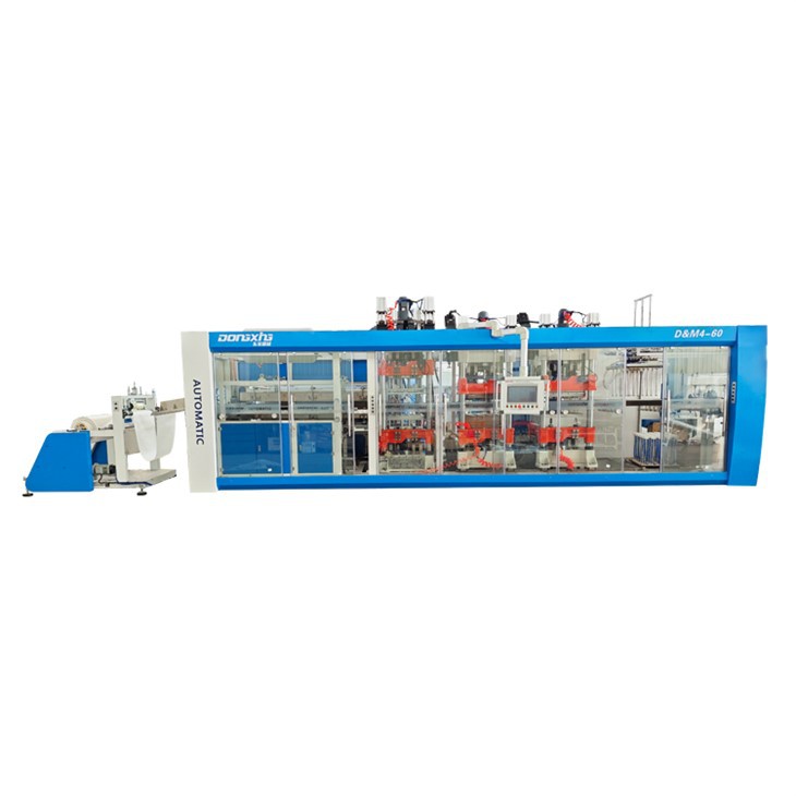Four Stations Automatic Plastic Thermoforming Machine